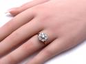 18ct Diamond Cluster Ring Est 0.90ct