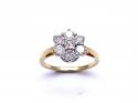 18ct Diamond Cluster Ring 1.00ct