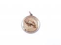 9ct Yellow Gold Taurus Bull Pendant