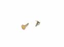 9ct Yellow Gold Star Screw Ear Cartilage Stud