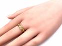 18ct Yellow Fancy Gold Ring