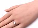 9ct White Gold Diamond Solitaire Ring