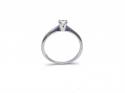 18ct White Gold Diamond Solitaire Ring