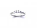 18ct White Gold Diamond Ring