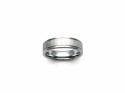 Tungsten Carbide Brushed Effect Ring 7mm