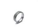 Tungsten Carbide Brushed Effect Ring 7mm