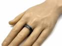 Tungsten Carbide Ring Black IP Plating 7mm