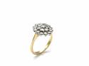 18ct Yellow Gold Diamond Cluster Ring