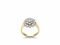 18ct Yellow Gold Diamond Cluster Ring