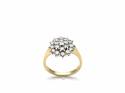 18ct Yellow Gold Diamond Cluster Ring