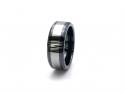 Tungsten Carbide Ring Black IP Plating 7mm