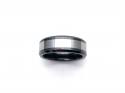 Tungsten Carbide Ring Black IP Plating 7mm