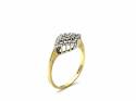 18ct Yellow Gold Diamond Cluster Ring