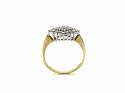 18ct Yellow Gold Diamond Cluster Ring