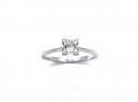 18ct White Gold Diamond Solitaire Ring