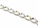 9ct White Gold & Yellow Gold Bracelet