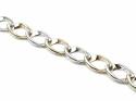 9ct White Gold & Yellow Gold Bracelet