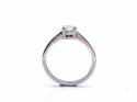 18ct White Gold Diamond Solitaire Ring