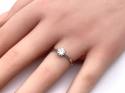 18ct White Gold Diamond Solitaire Ring