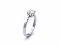 18ct White Gold Diamond Solitaire Ring