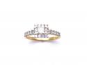 18ct Diamond Cluster Ring Est 1.00ct