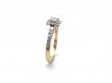 18ct Diamond Cluster Ring Est 1.00ct