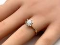 18ct Yellow Gold Diamond Solitaire Ring 1.41ct