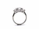 18ct White Gold Diamond 3 Stone Ring 2.28ct