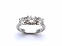 18ct White Gold Diamond 3 Stone Ring 2.28ct