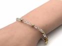 9ct Yellow Gold Rock Crystal Bracelet