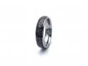 Tungsten Carbide Ring With Iron Ore Inlay 6mm