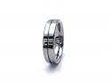 Tungsten Carbide Single Groove Ring 6mm
