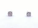 9ct Yellow Gold Diamond Solitaire Earrings 0.36ct