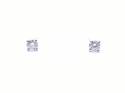 18ct White Gold Diamond Solitaire Earrings 0.50ct