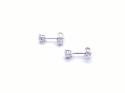 18ct White Gold Diamond Solitaire Earrings 0.50ct