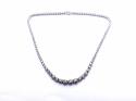 9ct White Gold Diamond Necklet 8.63ct
