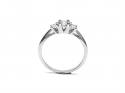 18ct White Gold Diamond 3 Stone Ring