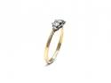 18ct Yellow Gold Diamond 3 Stone Ring