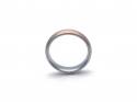 Tungsten Carbide Ring Rose Gold IP Plating 7mm