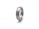 Tungsten Carbide Ring Rose Gold IP Plating 7mm