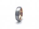 Tungsten Carbide Ring With Yellow IP Plating