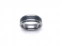 Tungsten Carbide Ring With Black IP Plating 6mm