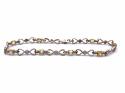 9ct Multi Topaz Bracelet 7 3/4 inches