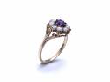 9ct Amethyst & Opal Cluster Ring