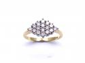 18ct Diamond Cluster Ring Est 0.50ct