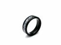 Tungsten Carbide Celtic Ring Black IP Plating 6mm