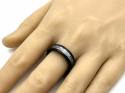 Tungsten Carbide Celtic Ring Black IP Plating 6mm