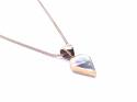 9ct Mother of Pearl Pendant & Chain