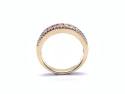 18ct Yellow Gold Multi-Sapphire & Diamond Ring