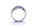 18ct White Gold Sapphire & Diamond Ring